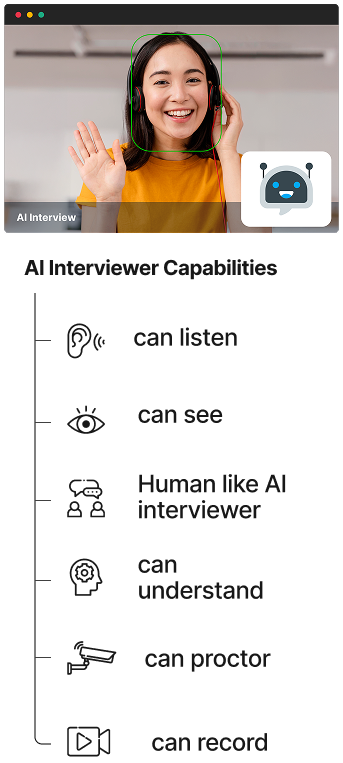 AI Interview Mobile View
