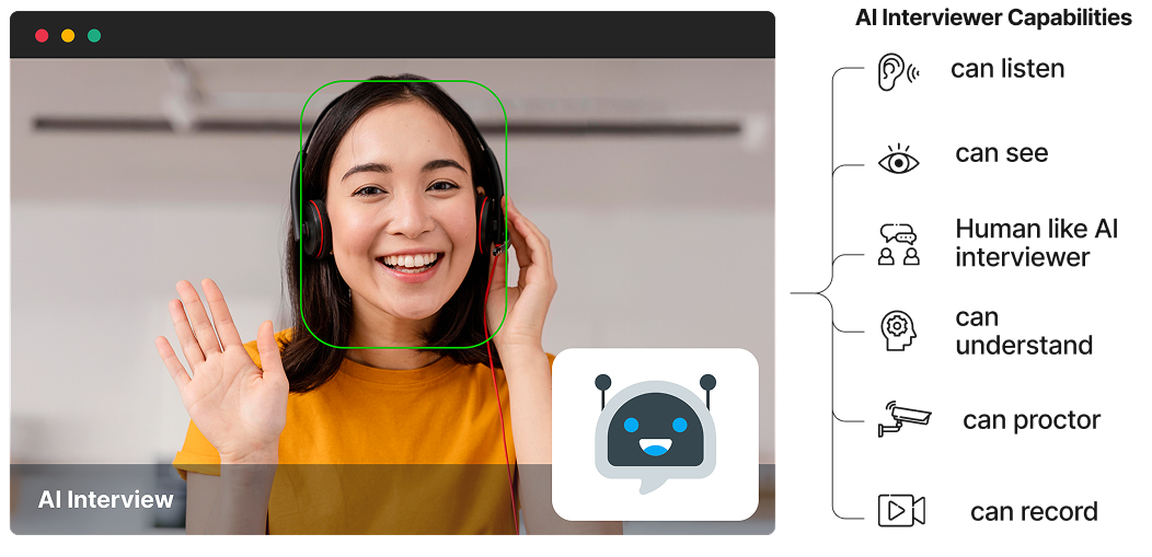 AI Interview in progress