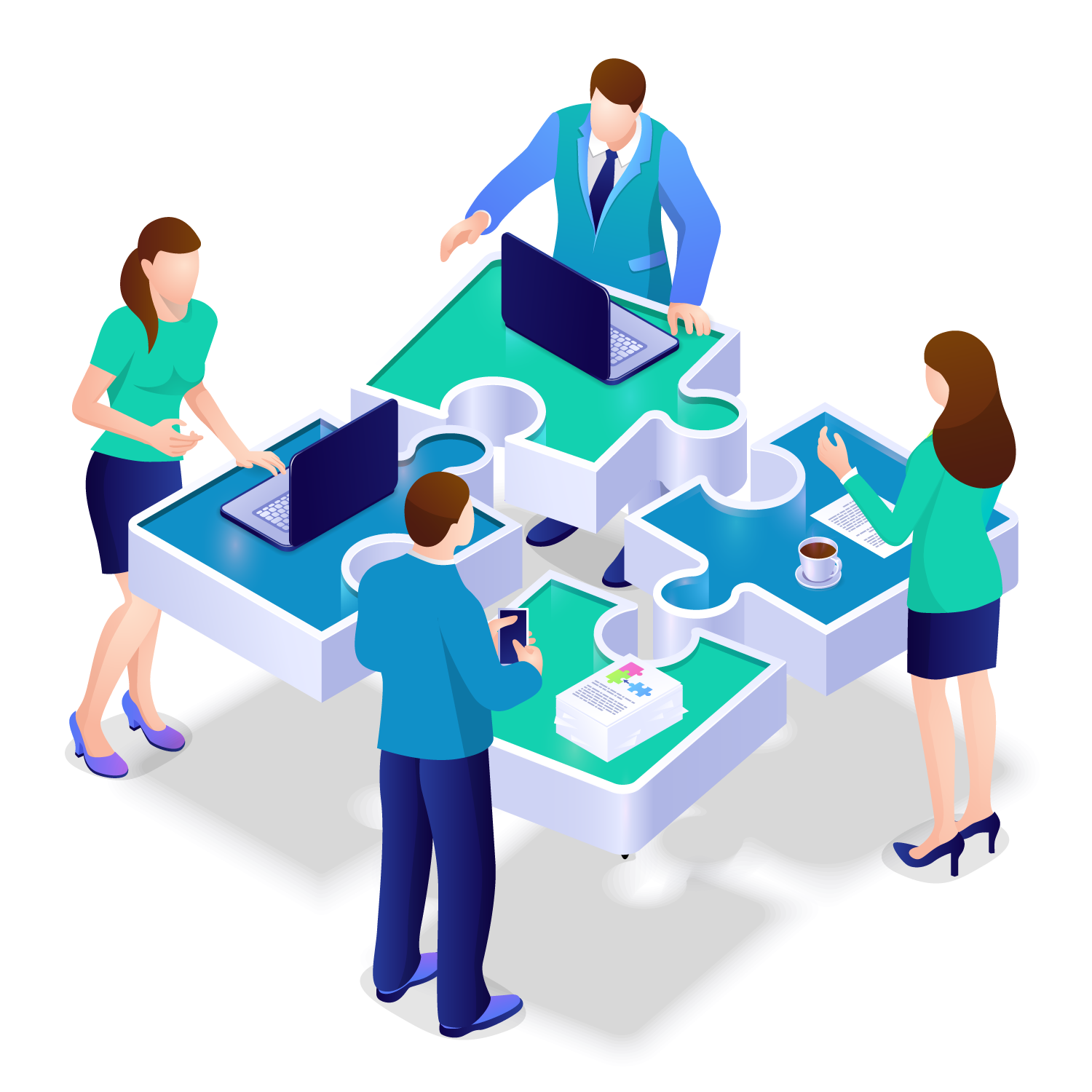 Product team collaboration with AI-powered insights